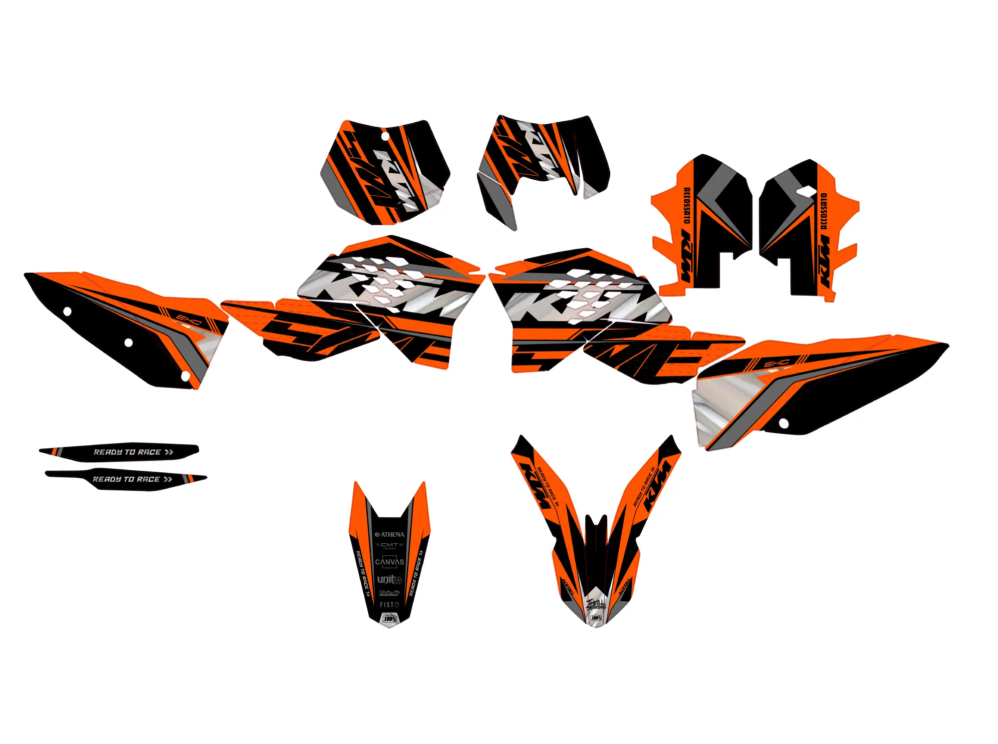 kit déco ktm exc / exc f (2008 2011) loop