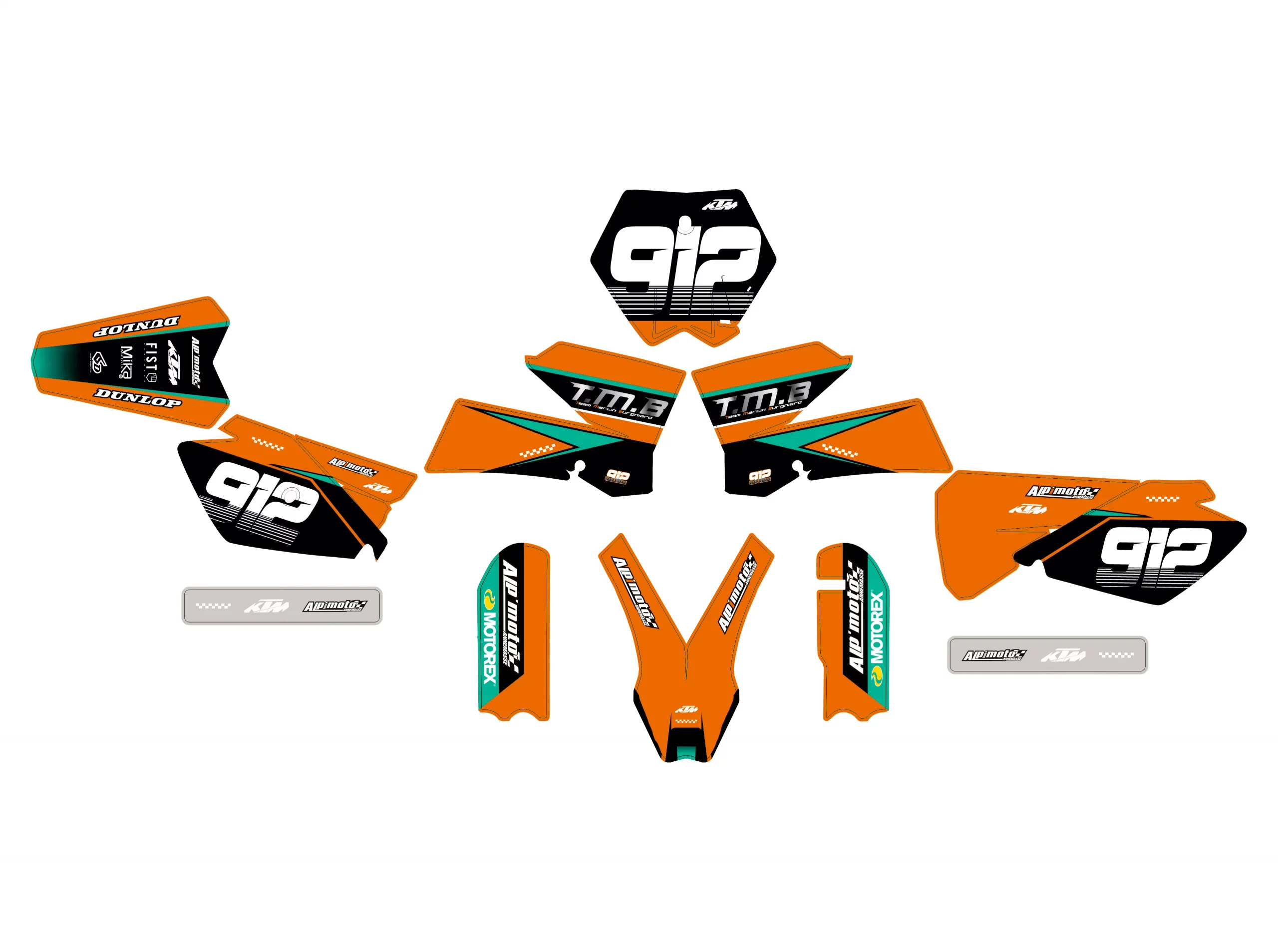 kit déco ktm 85 sx (2003 2012) tmb