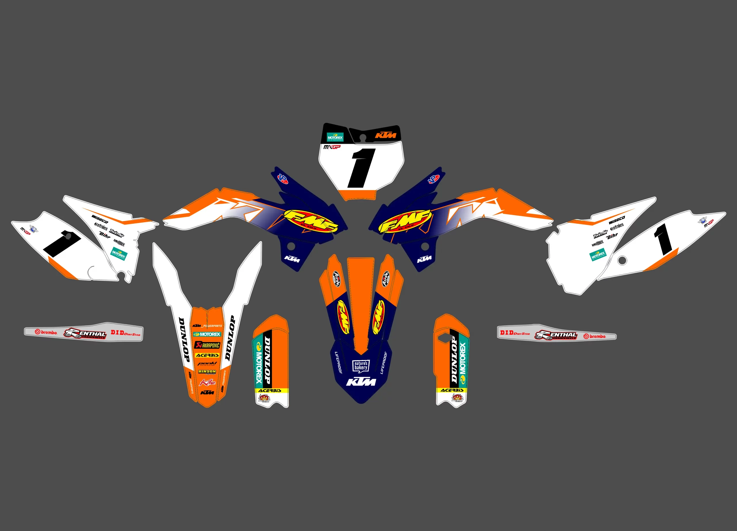 kit déco ktm 85 sx (2013 2017) fmf