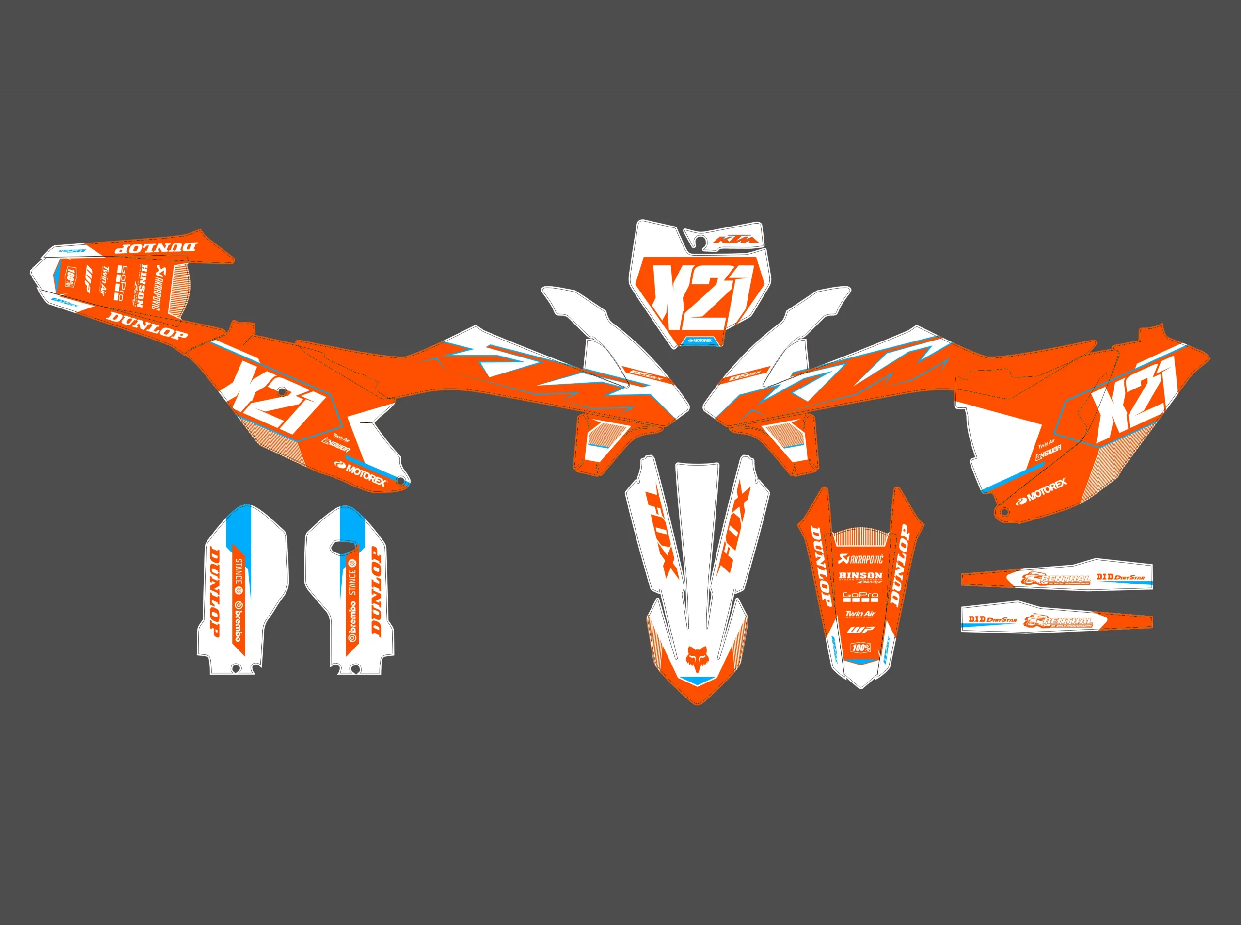 kit déco ktm 85 sx (2018 2024) race
