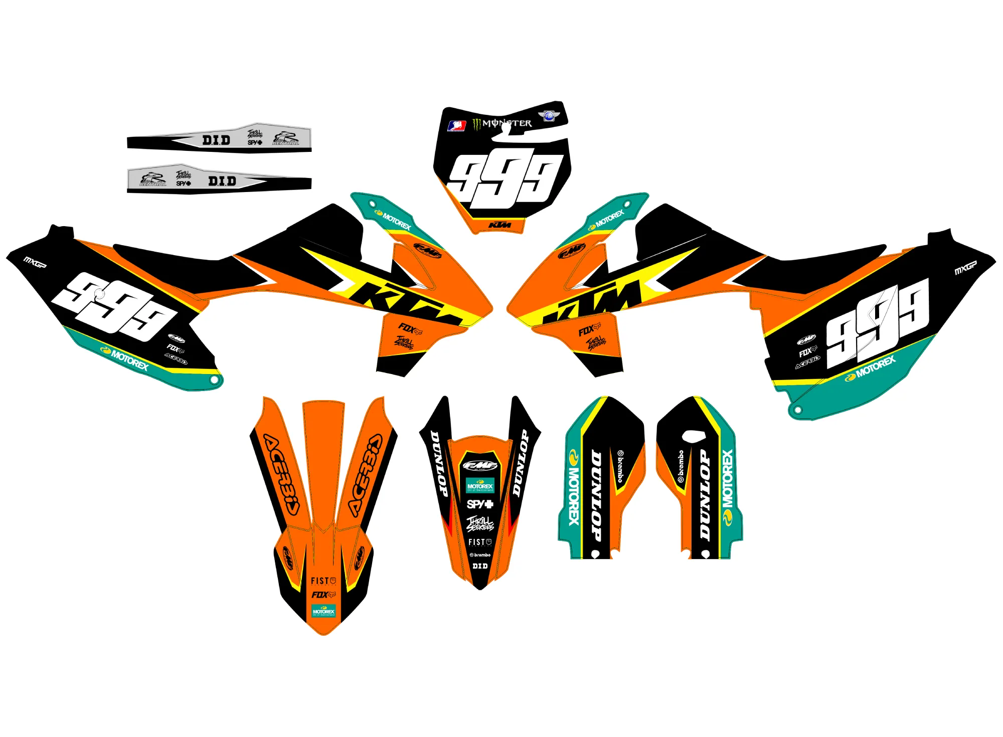kit déco ktm 85 sx (2018 2024) rex