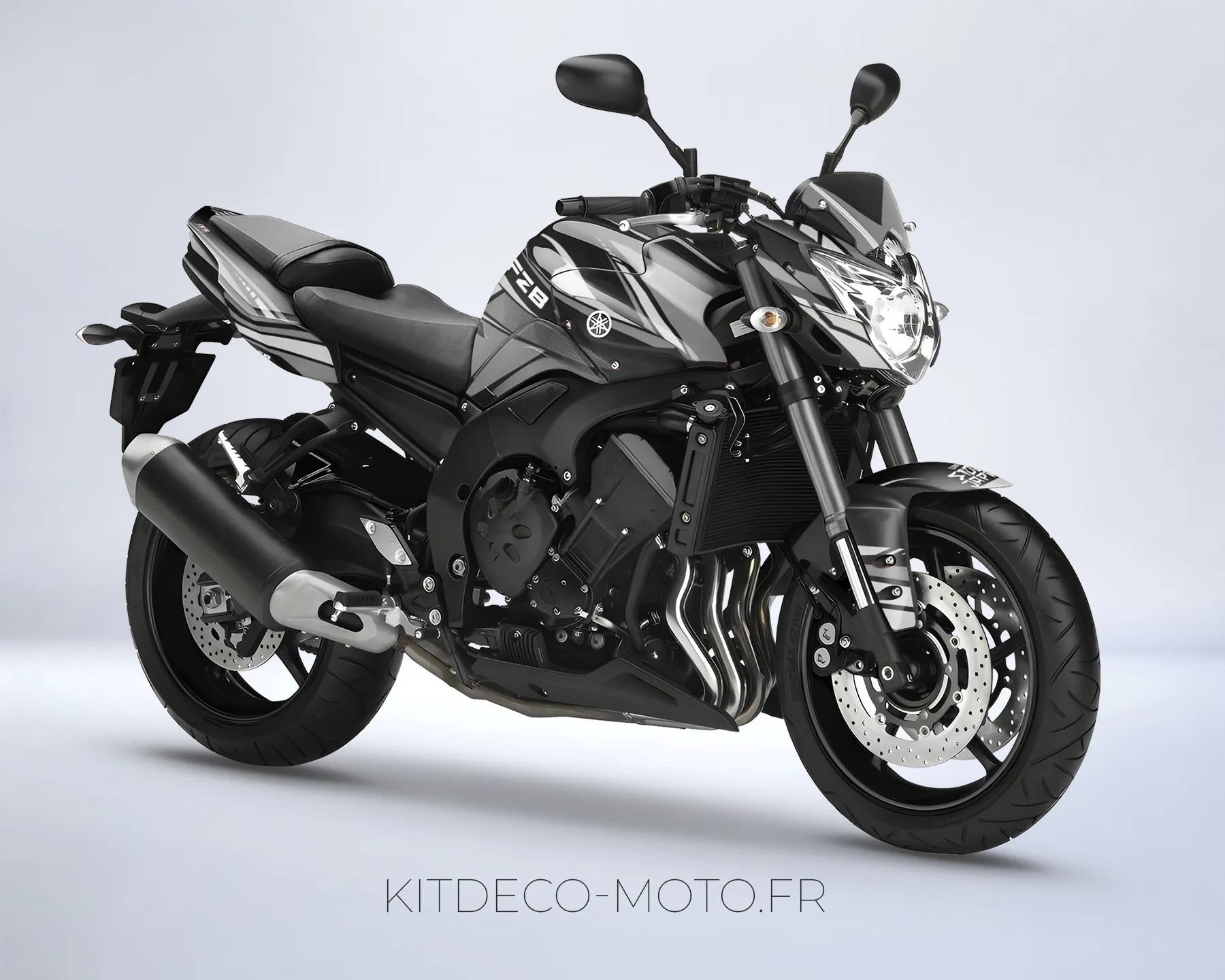 kit déco yamaha fz8 – factory blanc