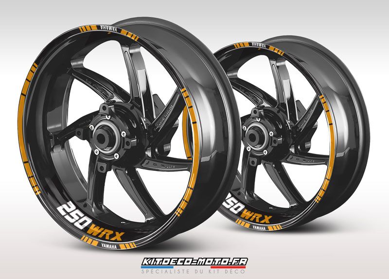 stickers de jante moto 250 wrx