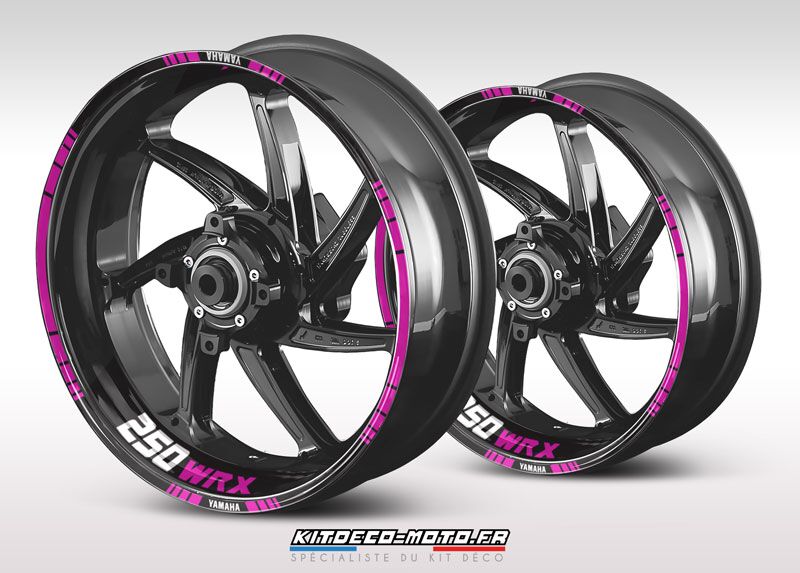 stickers de jante moto 250 wrx