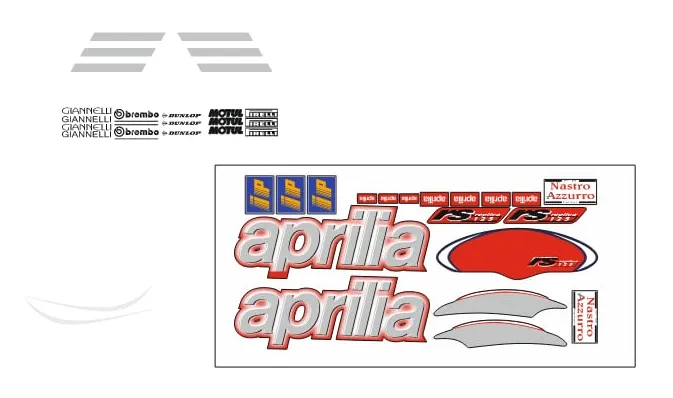 kit déco aprilia rs 50 1999 2005 ip rs