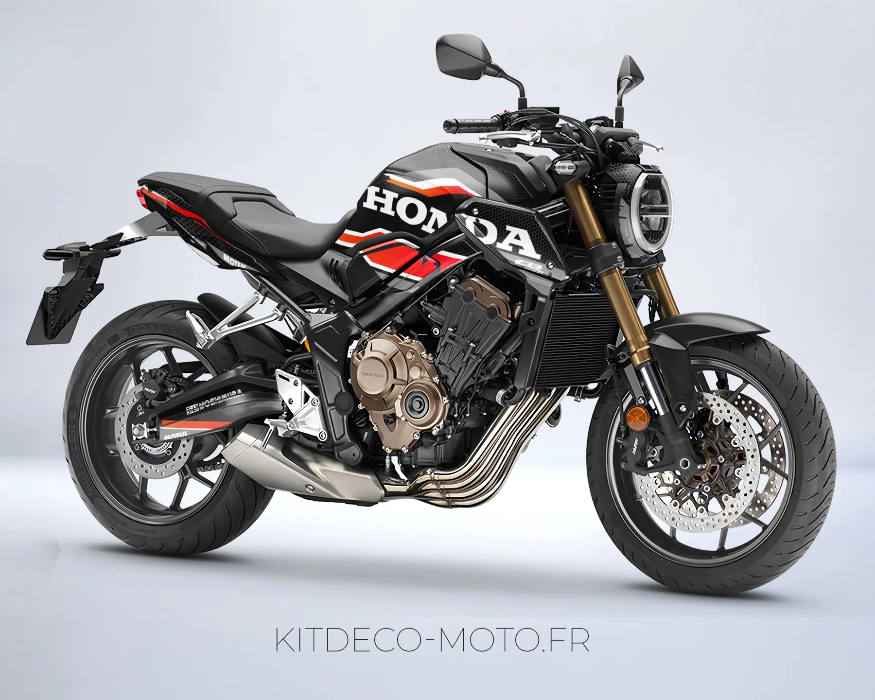 kit déco honda cb 650 r (2019 2023) – pyr rouge