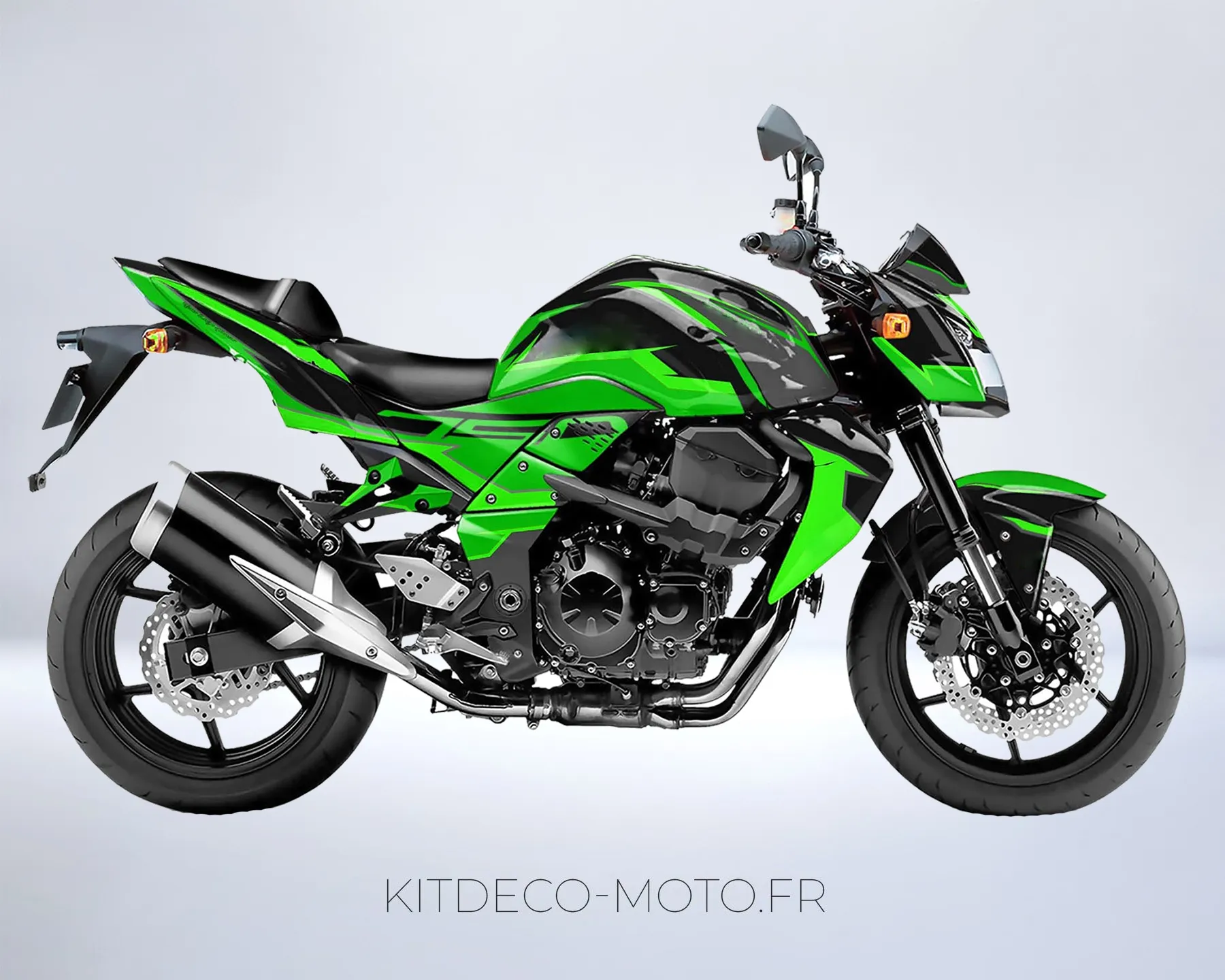 kit déco kawasaki z750 norme vert