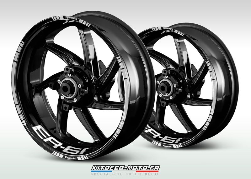 stickers de jante moto kawasaki er 6f