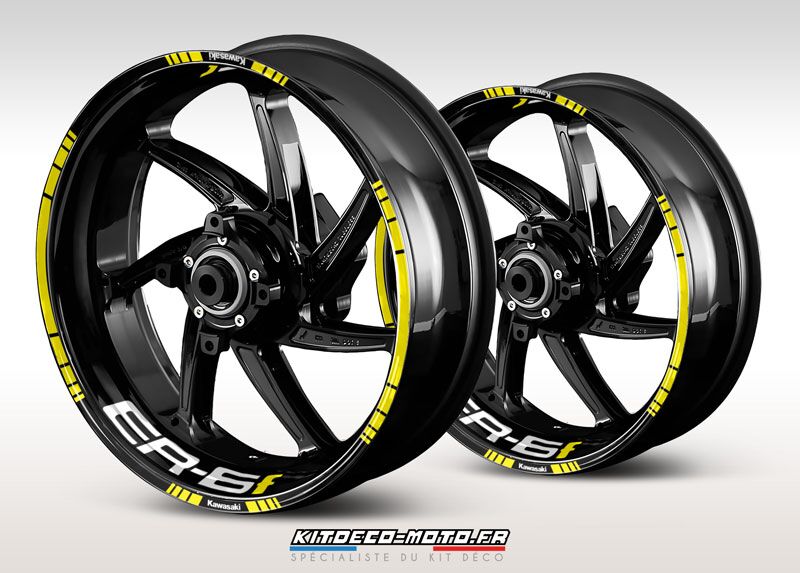 stickers de jante moto kawasaki er 6f