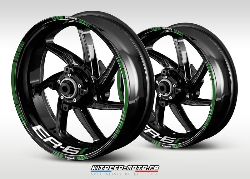 stickers de jante moto kawasaki er 6f