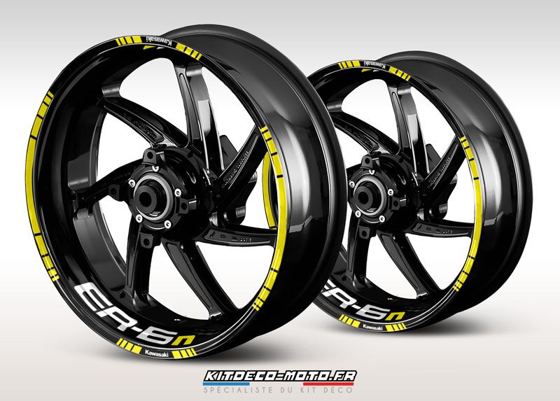 stickers de jante moto kawasaki er 6n