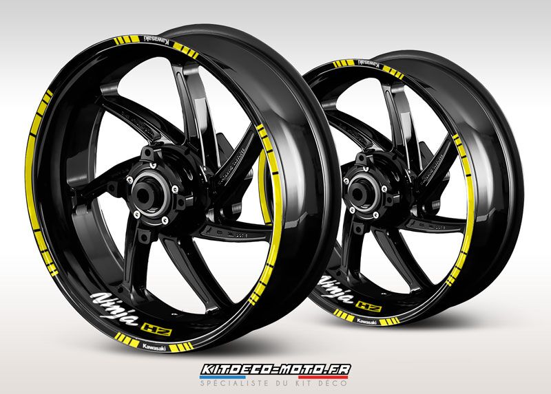 stickers de jante moto kawasaki ninja h2