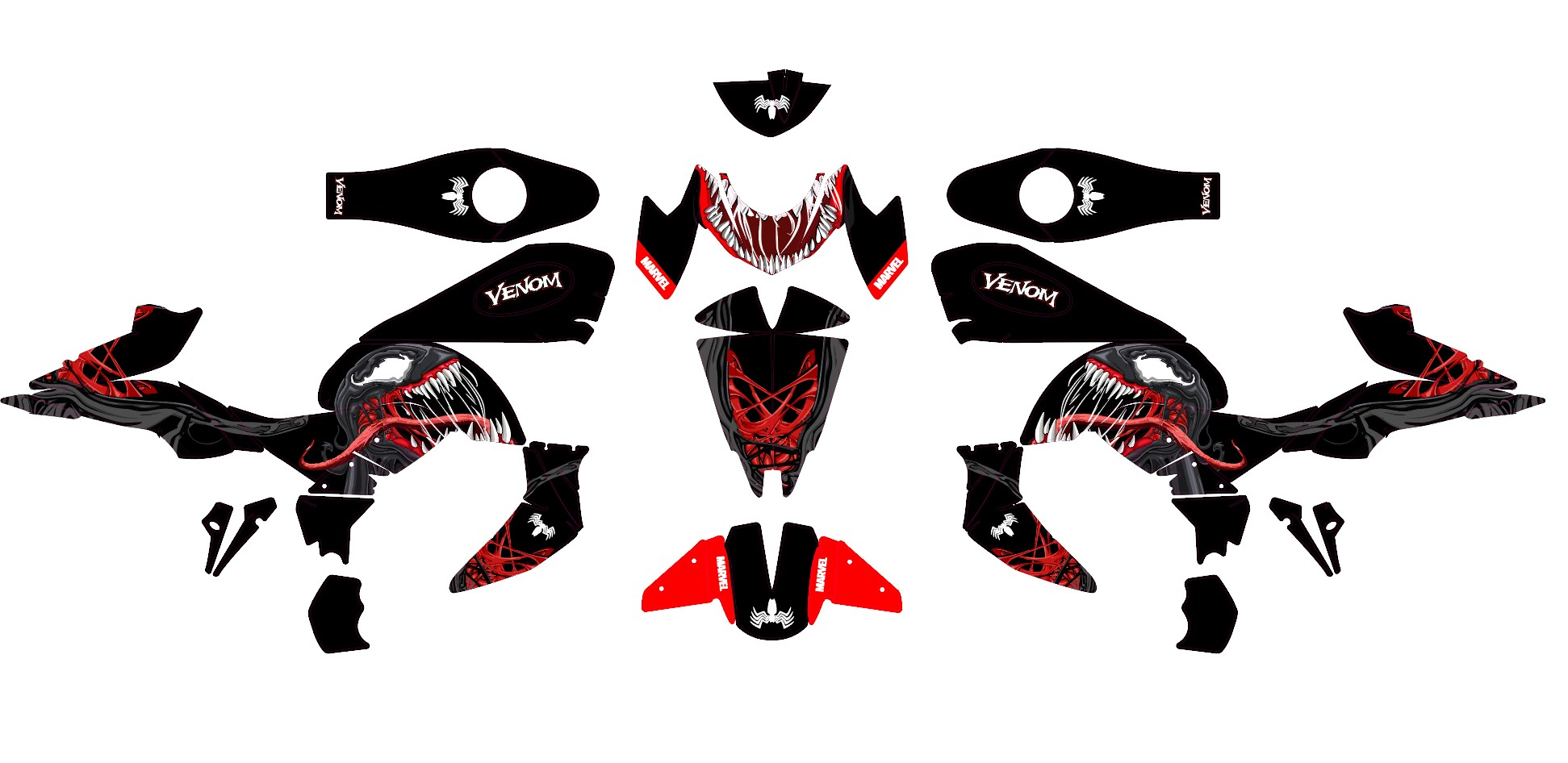 kit déco kawasaki z750 venom