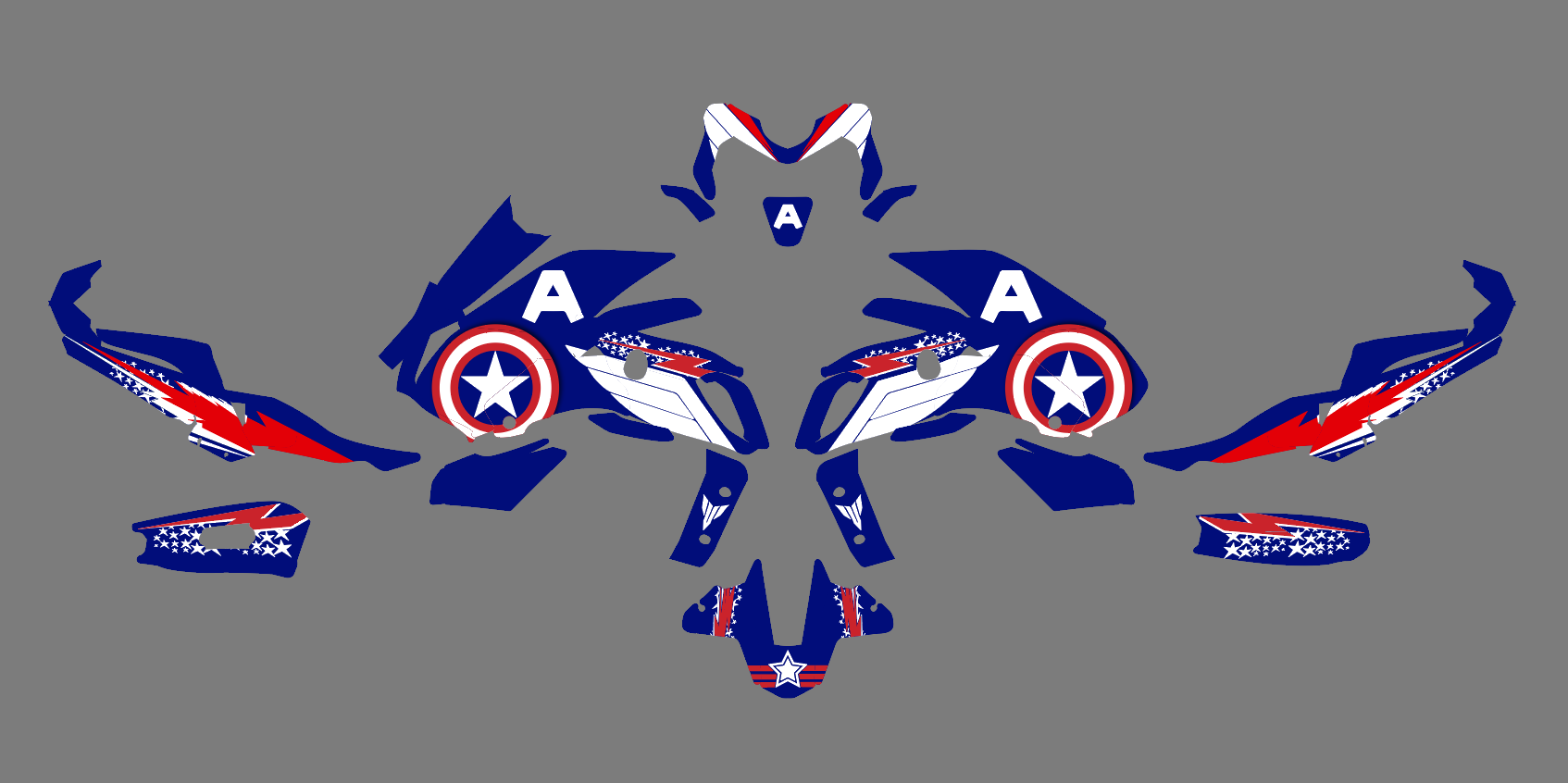 kit déco yamaha mt 07 marvel