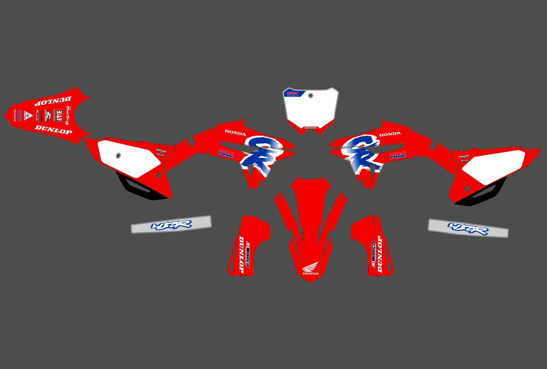 kit déco honda 450 crf (2021 2024) replica #2