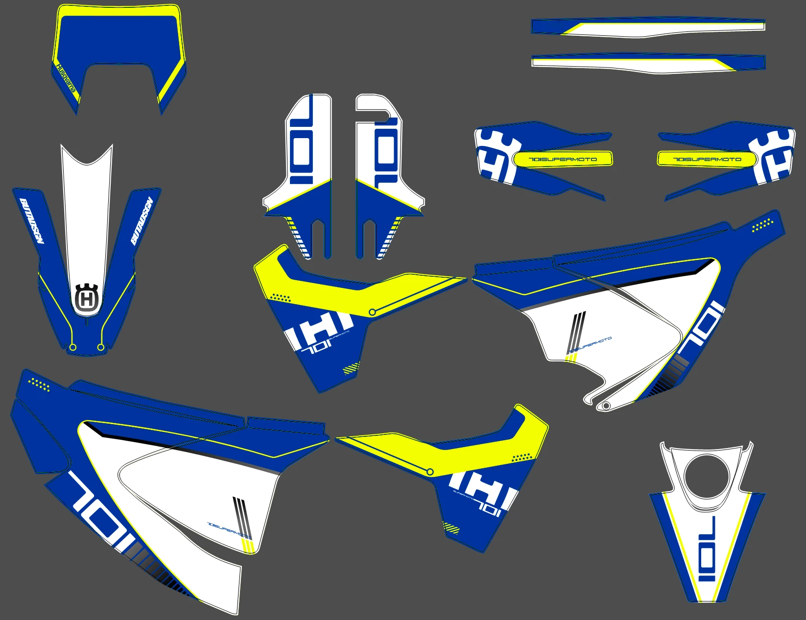 kit déco husqvarna 701 sm type origine