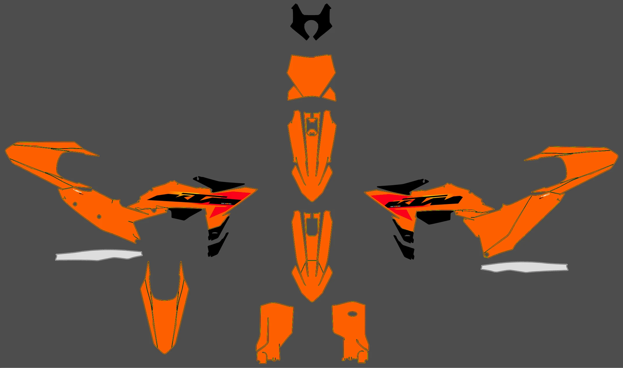 kit déco ktm sx / sx f (2025) type origine