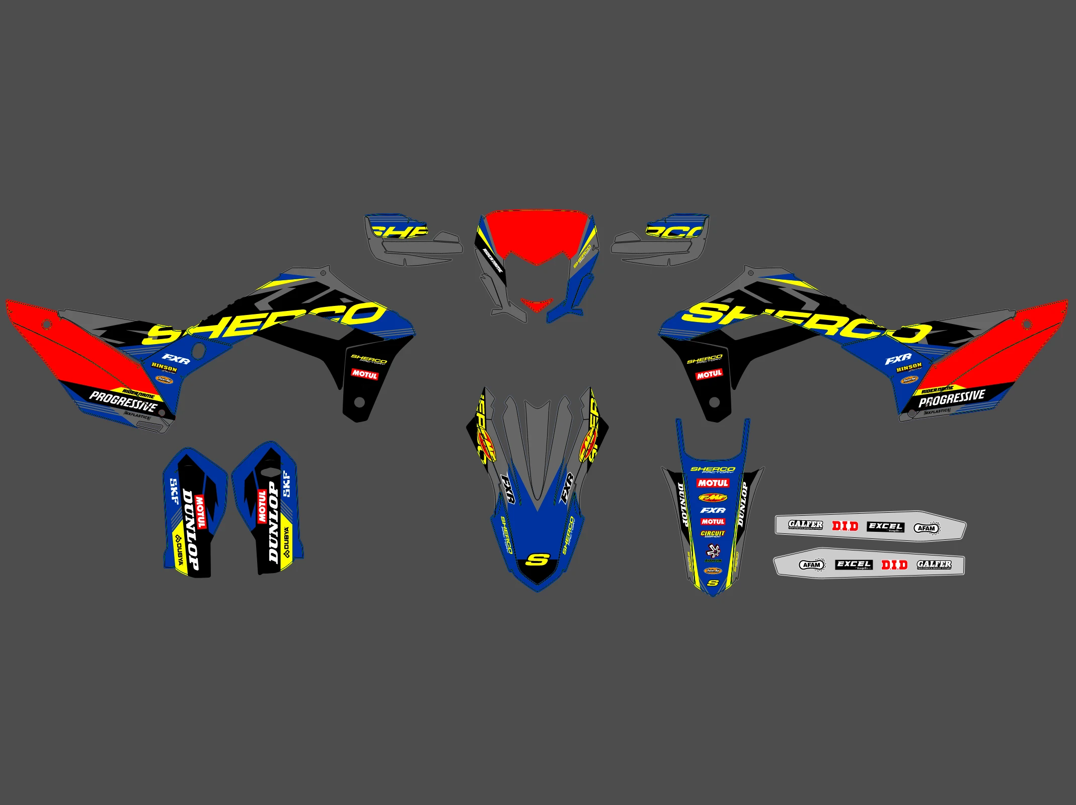 kit déco sherco se / sef (2024) racing