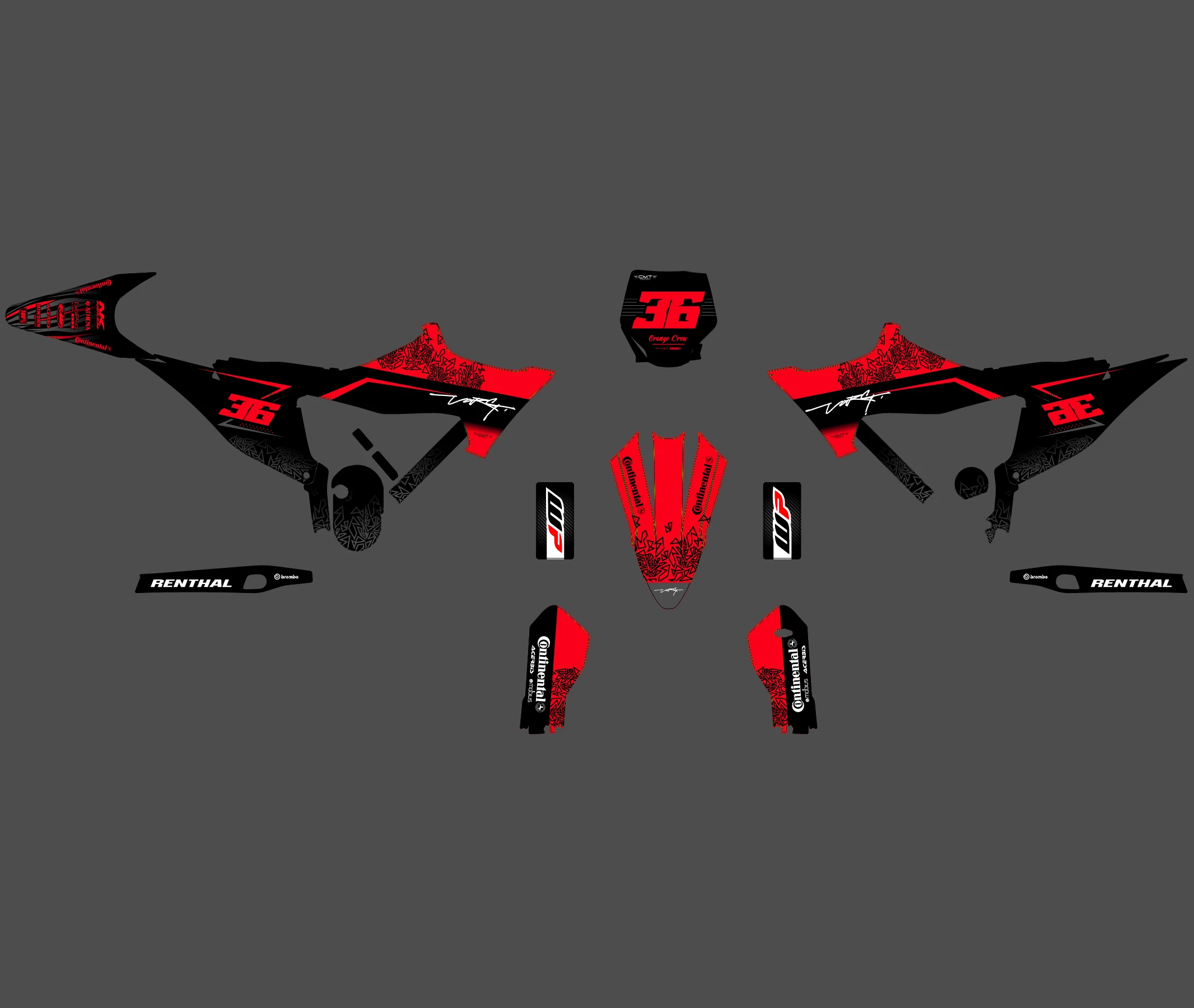 kit déco stark varg future poly