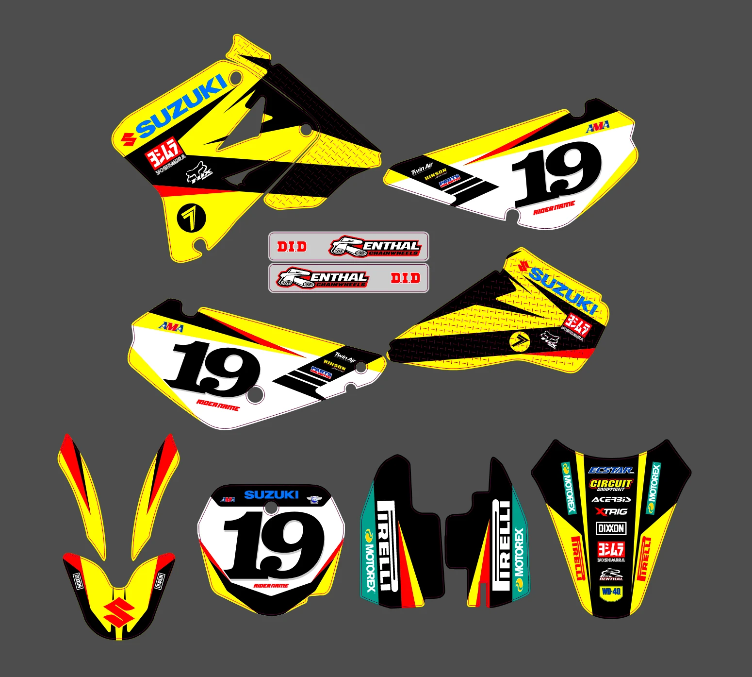 kit déco suzuki 85 rm (2001 2020) factory