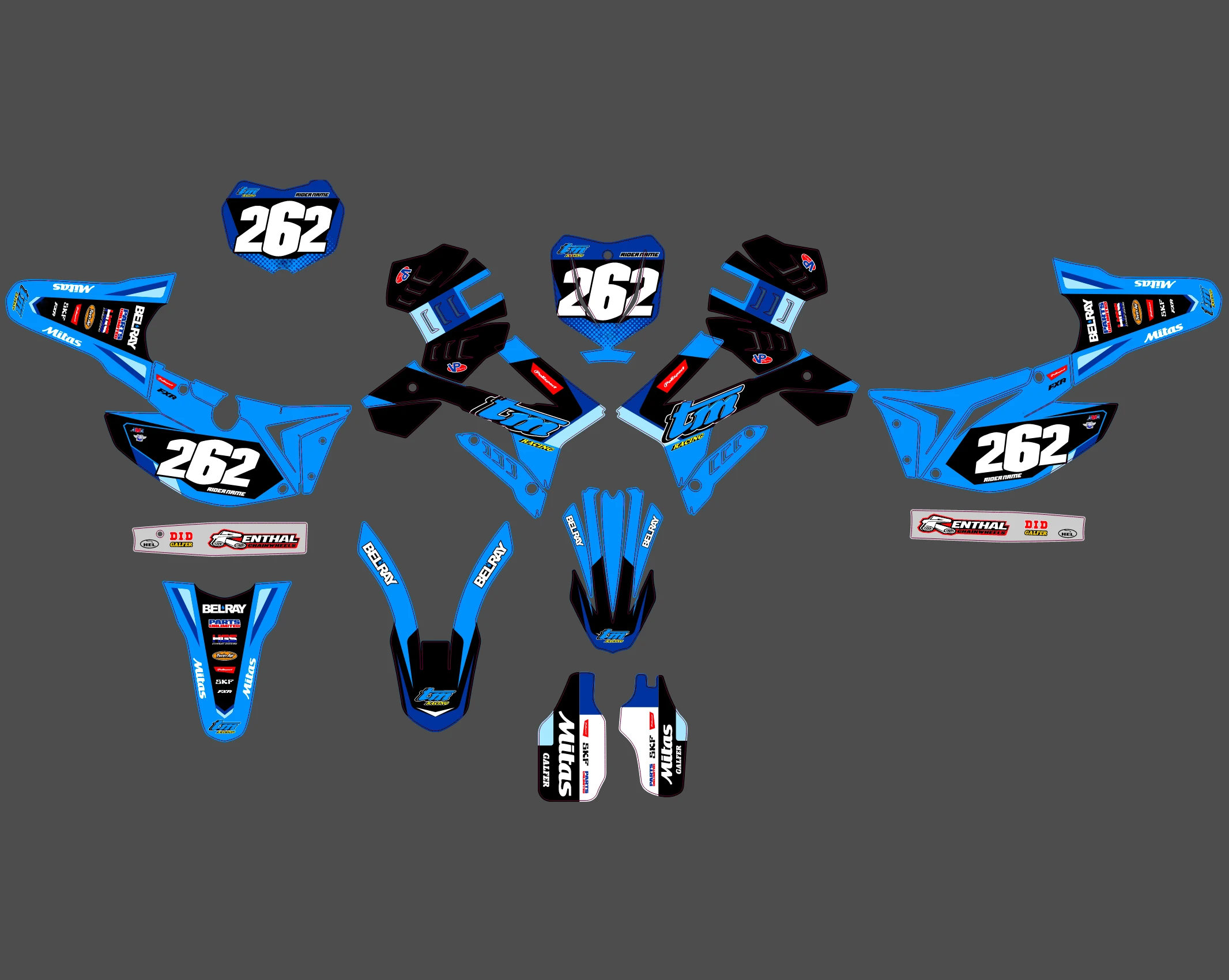 kit déco tm racing (2022 2024) belat