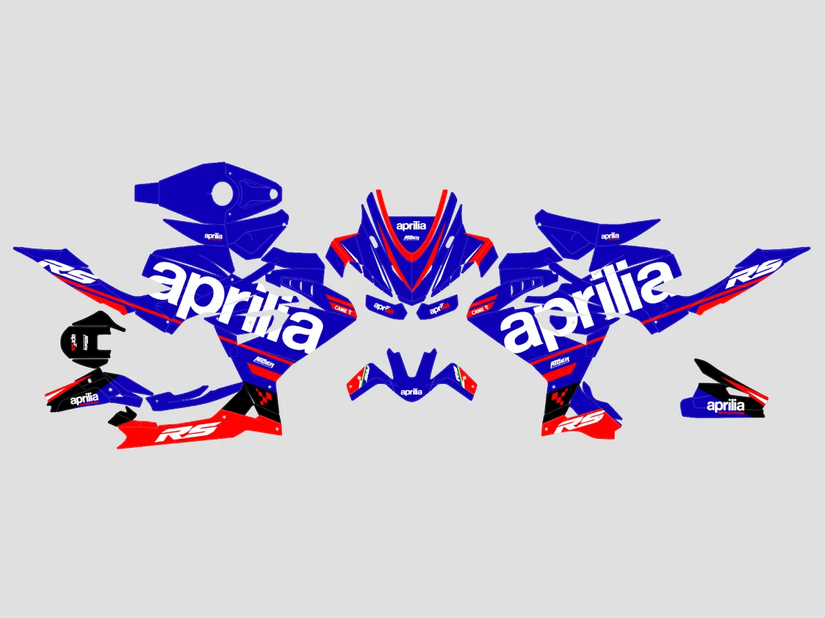 kit déco aprilia rs 457 – sky blue