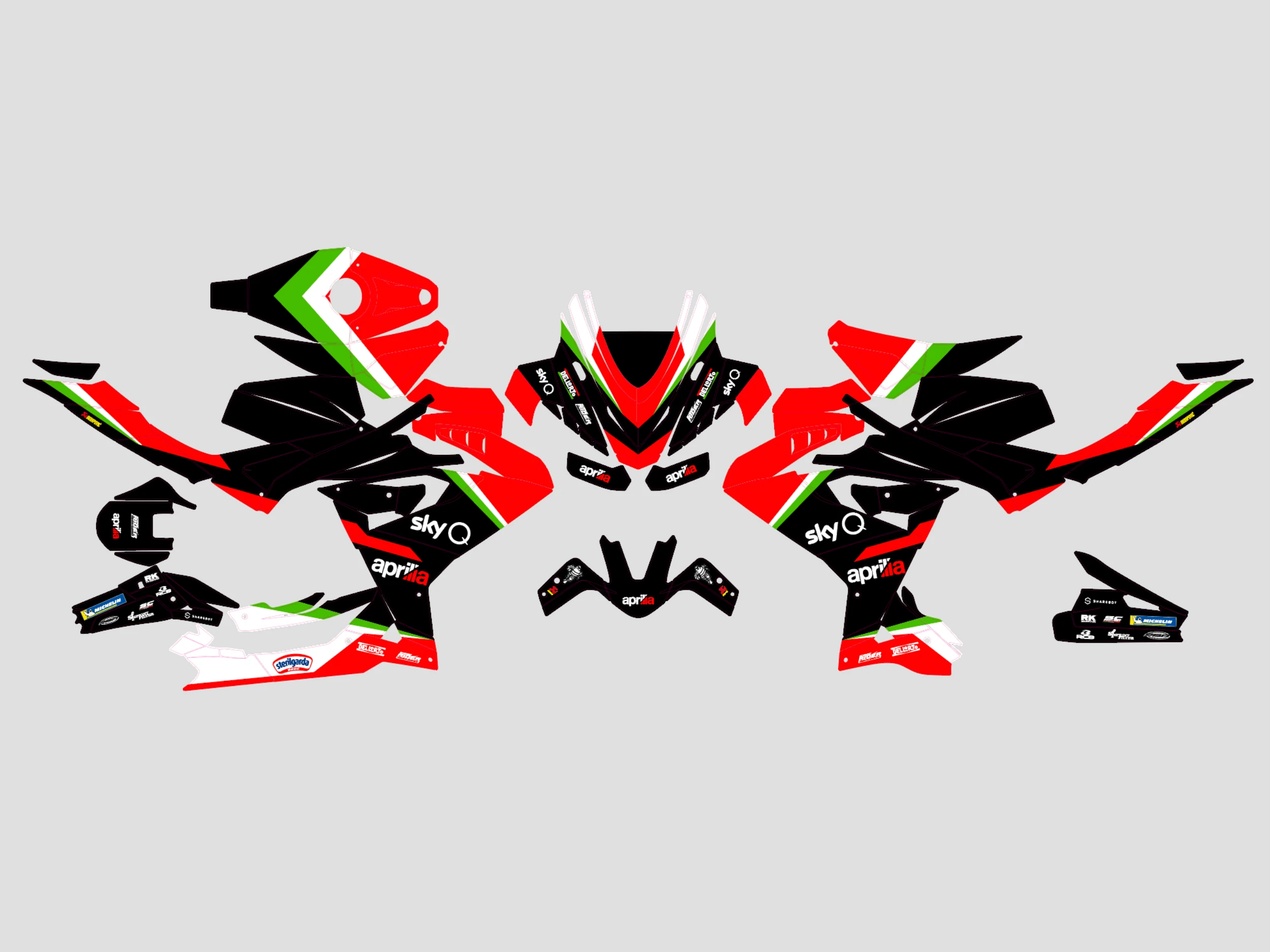 kit déco aprilia rs 457 – sky q