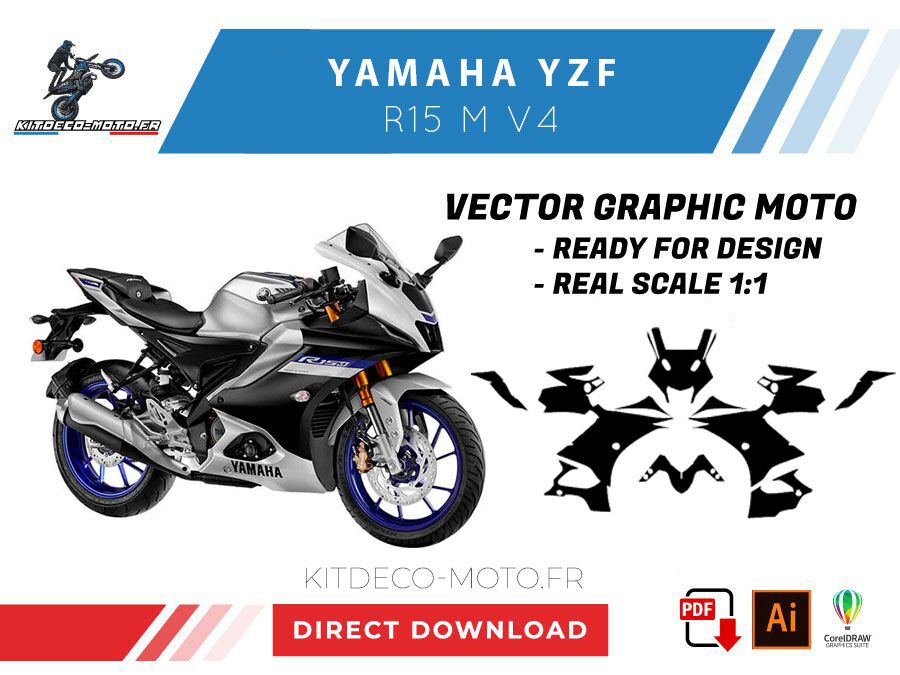 template yamaha yzf r15 m v4 vector