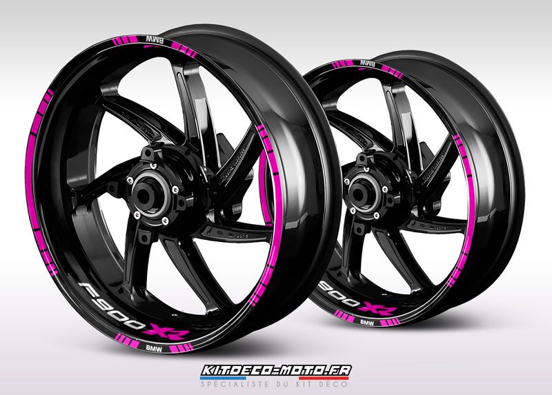 sticker jante moto bmw f900 xr rose