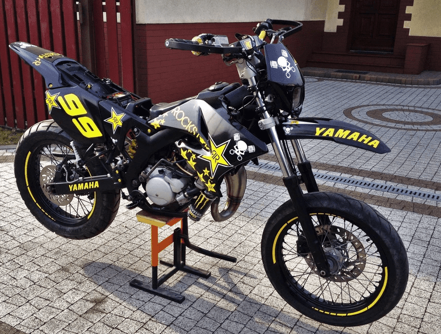 Yamaha DT 50 Graphic Kit – Rockstar Yellow - Motorcycle