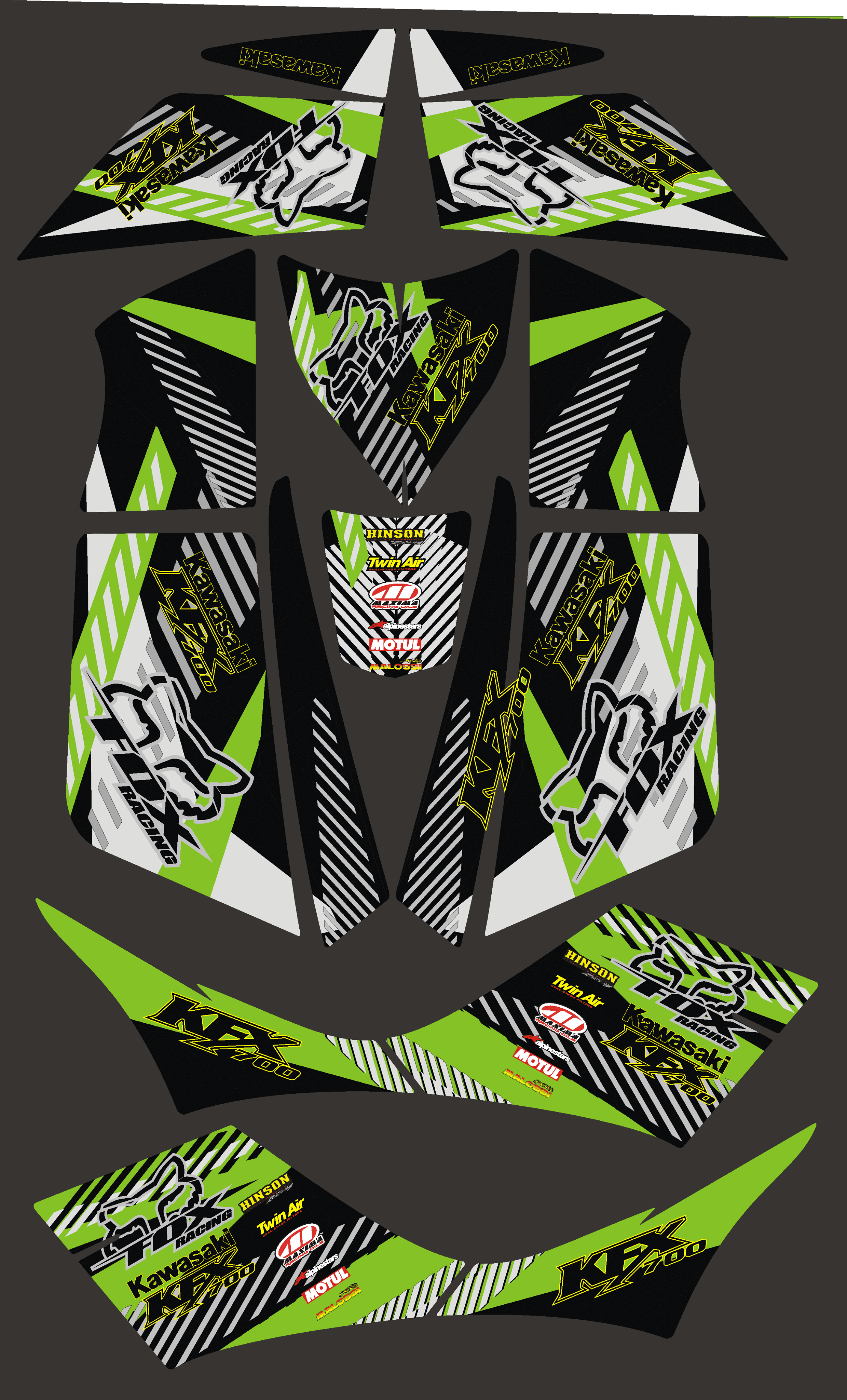 Kit Déco Kawasaki Kfx 700