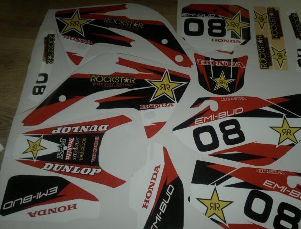 Kit DÉco Honda Crf 250 2004 2005 Rock