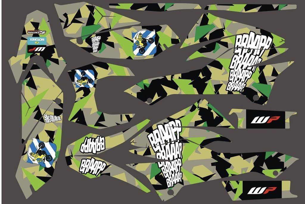 Kit DÉco Ktm 690 Smcr 2012 Camo 2