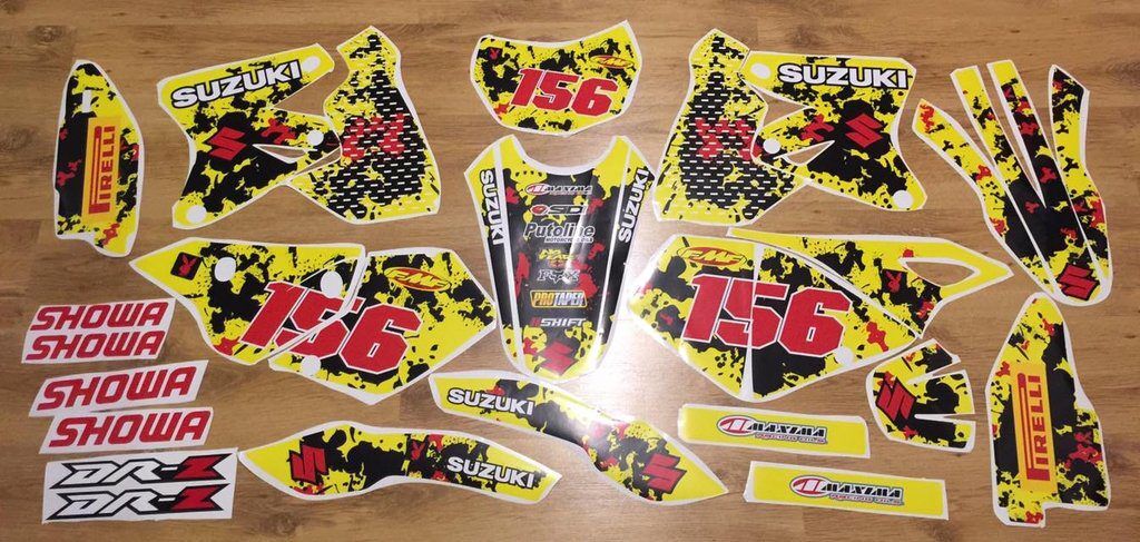 Kit DÉco Suzuki Drz 400 Yellow