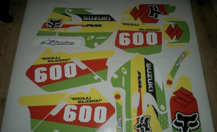 Kit DÉco Suzuki Rm 125 250 1999 2000 Fox