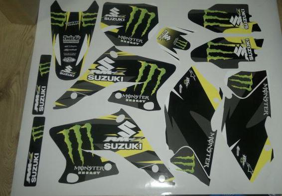 Kit DÉco Suzuki Rmz 250 2004 2006 Monster