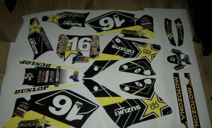 Kit DÉco Suzuki Rmz 250 2004 2006 Rockstar #2