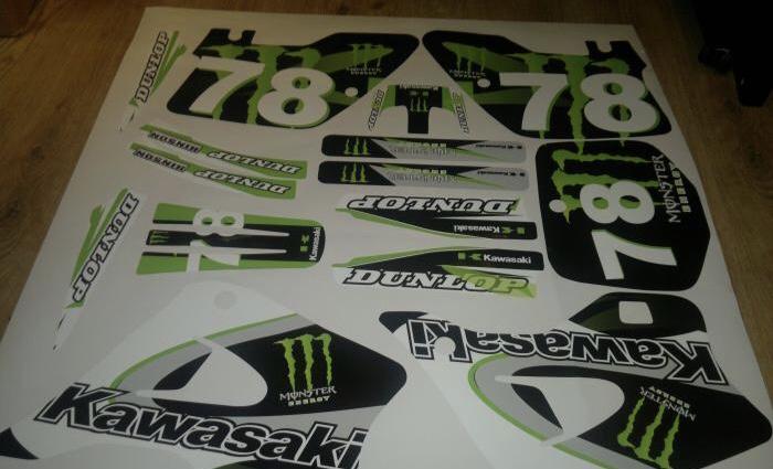 Kit Deco Kawasaki Kx 125 250 1994 1998 Monster
