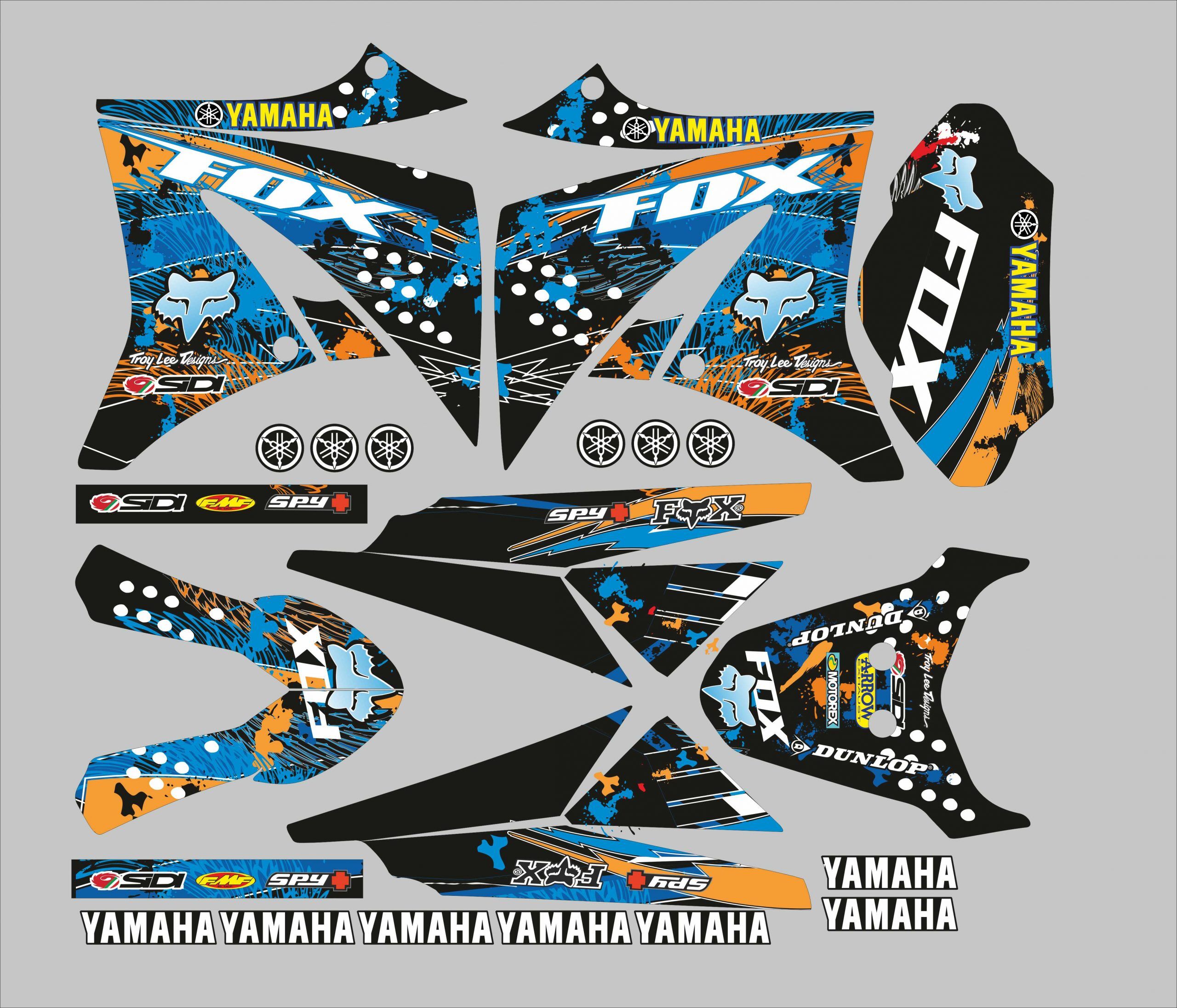 kit déco yamaha xt 125 – fox