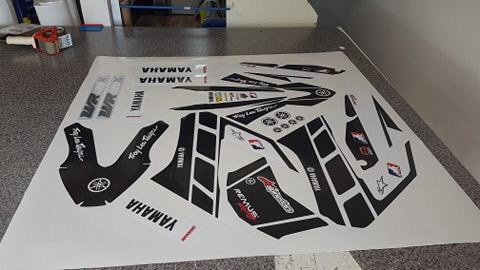 Kit Déco 125 Wrx Yamaha Black
