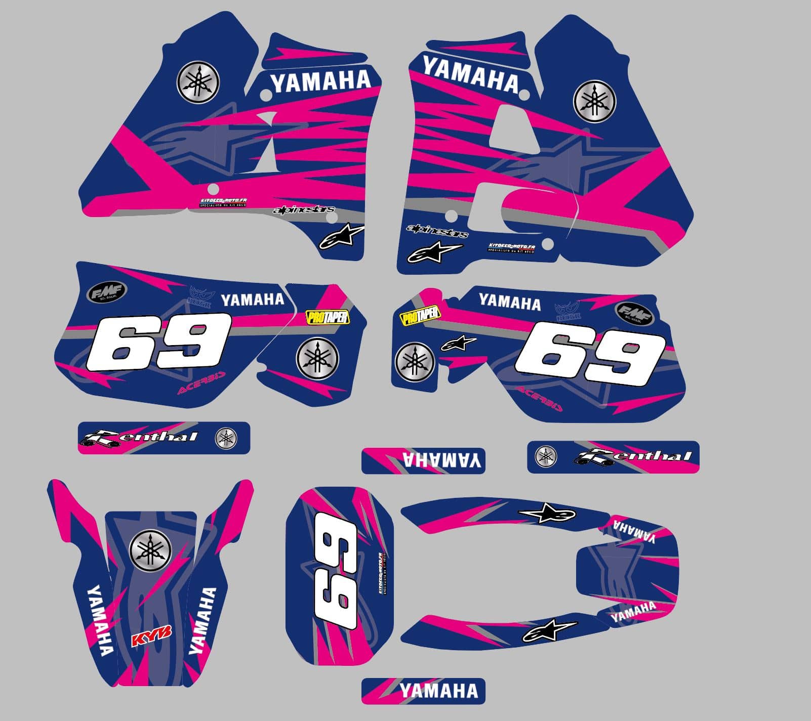 125 Dtr Avant 2003 Alpinstar Blu Pink