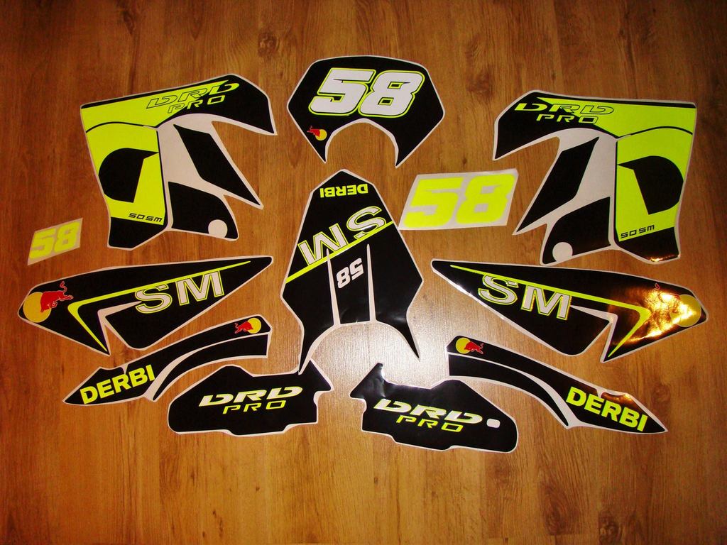 Kit Deco Derbi Drd Pro Yellow