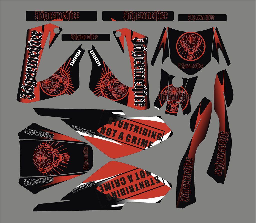 Kit Deco Derbi Xrace Xtreme Jeiger