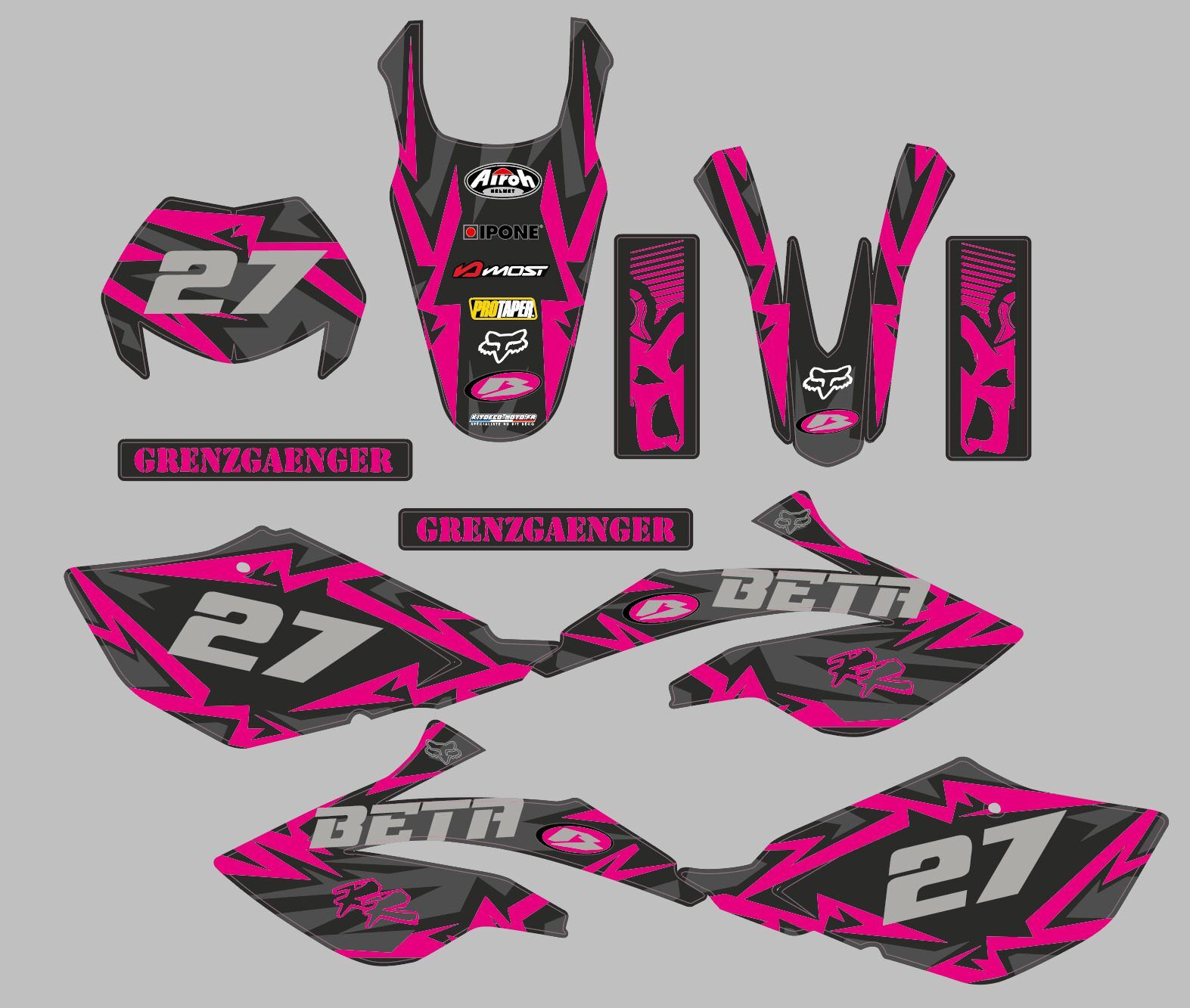 kit déco beta 50 – pink line 2006 2010