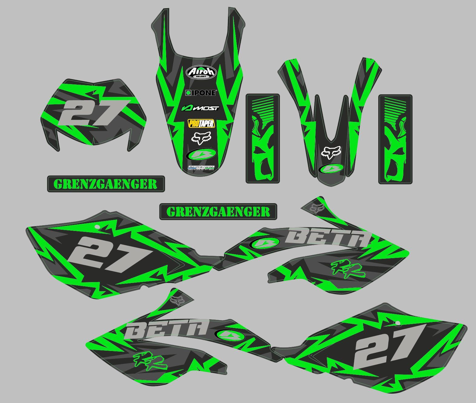 kit déco beta 50 – green line 2006 2010