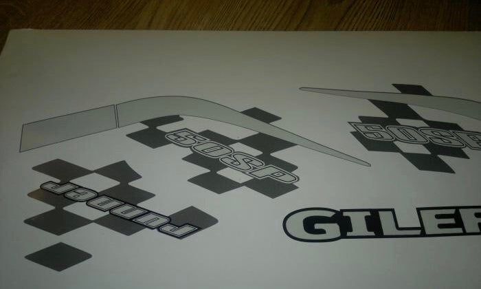 kit deco gilera runner blanc detail