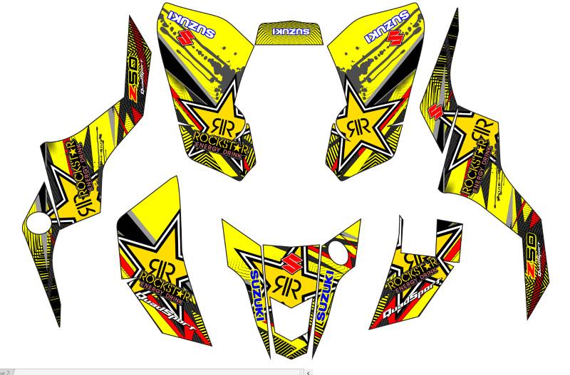 kit deco suzuki 50 ltz rockstar