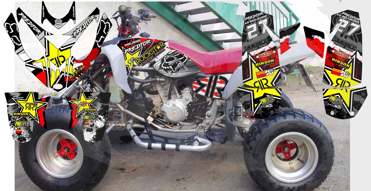 kit deco polaris predator 500 rockstar