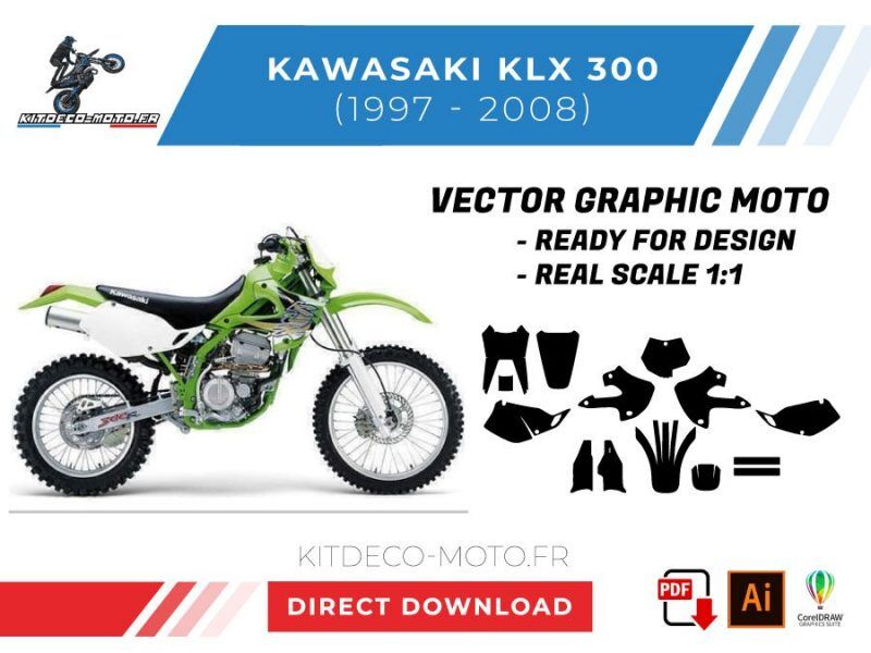 Template Kawasaki Ninja ZX-6R 636 (2013-2018) Vector