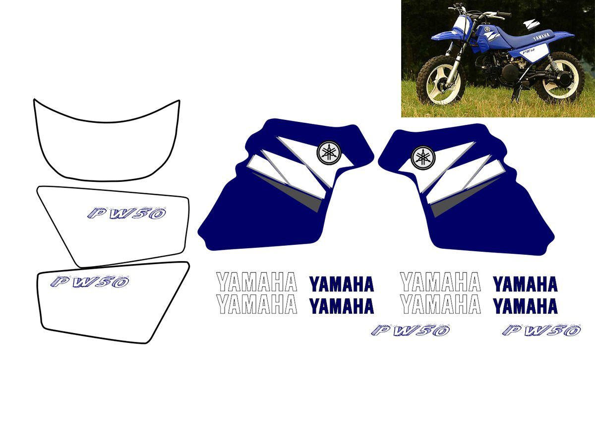 kit deco yamaha piwi pw 50 origine